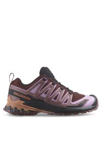 salomon - Salomon Trekkingi Xa Pro 3D V9 L47589300 Bordowy. Kolor: czerwony. Materiał: materiał #1