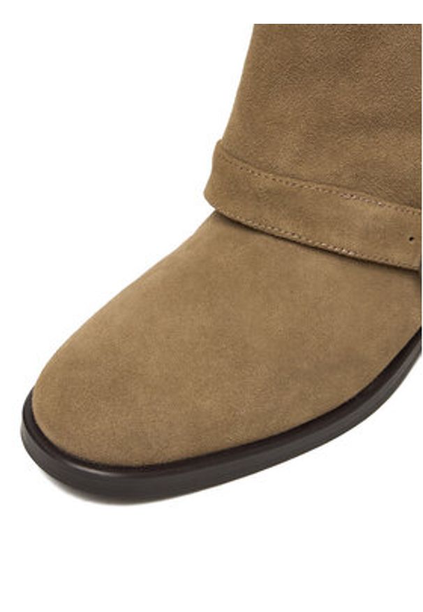 G-Star RAW - G-Star Raw Botki EO-UMIT-LT24198D-601 Beżowy. Kolor: beżowy. Materiał: zamsz, skóra