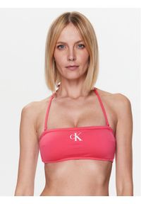 Calvin Klein Swimwear Góra od bikini KW0KW01972 Różowy. Kolor: różowy. Materiał: syntetyk #1