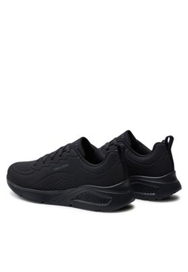 skechers - Skechers Sneakersy Uno Lite-Lighter One 183120/BBK Czarny. Kolor: czarny. Materiał: materiał