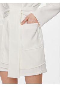 Max Mara Leisure Płaszcz przejściowy Rauche 2416911037 Écru Regular Fit. Materiał: syntetyk