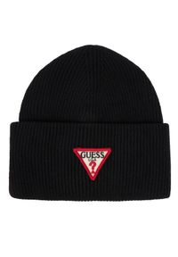 Guess Czapka AW5234 VIS01 Czarny. Kolor: czarny. Materiał: materiał #1