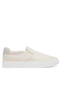 Calvin Klein Tenisówki Vulc Slip On - Jacq HW0HW02411 Écru. Zapięcie: bez zapięcia. Materiał: skóra