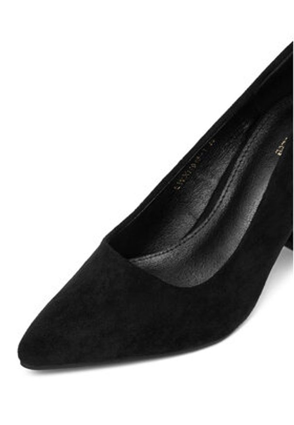 DeeZee Czółenka LWXH916-1 Czarny. Kolor: czarny. Materiał: materiał