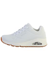 skechers - Buty sportowe Sneakersy damskie, Uno-Stand on Air. Kolor: biały. Sport: turystyka piesza #1