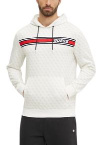 Guess - GUESS Biała bluza męska New Korbin. Kolor: biały #4