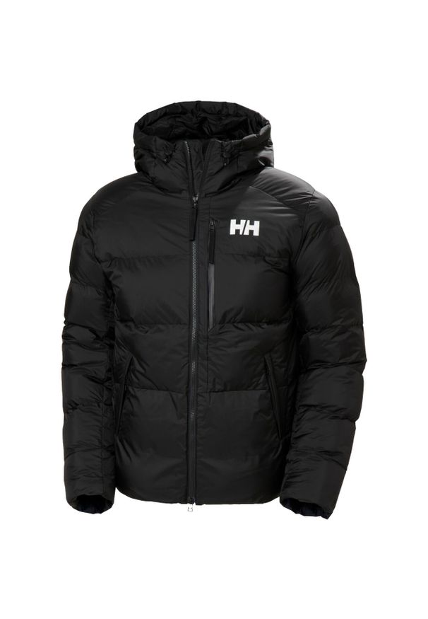 Kurtka z kapturem Helly Hansen Active Winter. Typ kołnierza: kaptur. Kolor: czarny. Materiał: puch. Sezon: zima. Sport: turystyka piesza