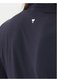 Weekend Max Mara Golf Multif 2525946022 Granatowy Slim Fit. Typ kołnierza: golf. Kolor: niebieski. Materiał: wiskoza #3