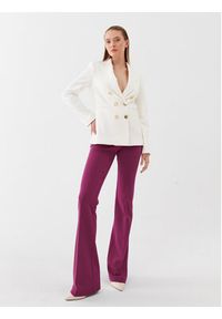 Pinko Spodnie materiałowe 100054 A15M Fioletowy Straight Leg. Kolor: fioletowy. Materiał: wiskoza #5