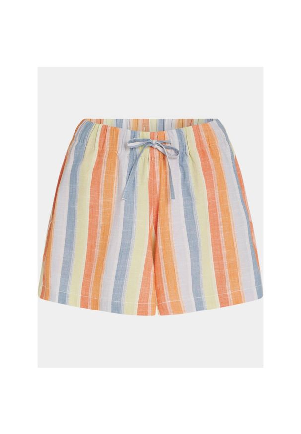 Szorty damskie O'Neill Beach Vintage. Kolor: beżowy, wielokolorowy, pomarańczowy, żółty, niebieski