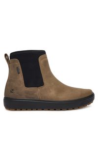 ecco - ECCO Sztyblety Soft 7 Tred W 45046302559 Brązowy. Kolor: brązowy. Materiał: nubuk, skóra