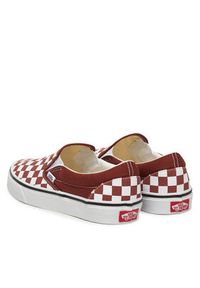 Vans Tenisówki Classic Slip-On VN000DAHFSB1 Bordowy. Zapięcie: bez zapięcia. Kolor: czerwony. Materiał: materiał #6