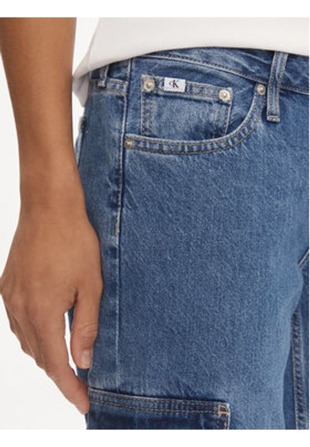 Calvin Klein Jeans Jeansy J20J223688 Niebieski Baggy Fit. Kolor: niebieski