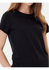 Pinko - PINKO T-Shirt Bussolotto 100355 A2RD Czarny Regular Fit. Kolor: czarny. Materiał: bawełna