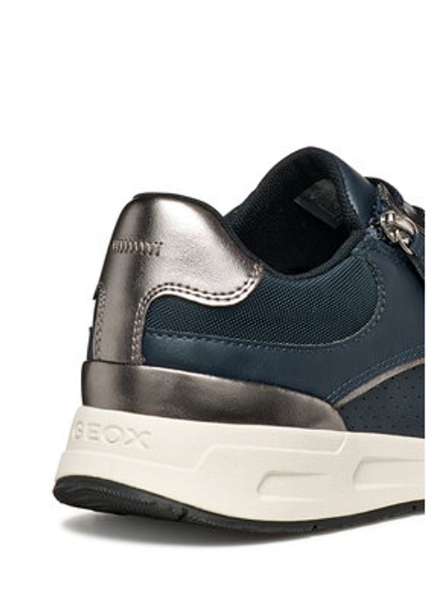 Geox Sneakersy D Bulmya D65NQB 054AC C0673 Granatowy. Kolor: niebieski. Materiał: skóra