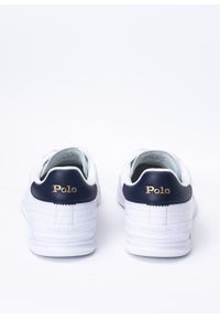 Polo Ralph Lauren - Sneakers męskie białe POLO RALPH LAUREN HTR AERA. Okazja: do pracy, na spacer, na co dzień. Kolor: biały. Sport: turystyka piesza #4