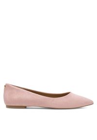 Nine West Baleriny WFA2622-1 Różowy. Kolor: różowy. Materiał: materiał