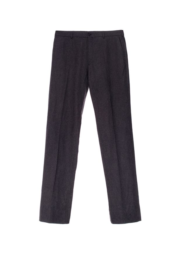 Ralph Lauren - RALPH LAUREN - Spodnie. Kolor: szary. Materiał: wełna, materiał. Styl: elegancki