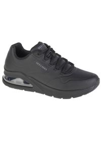skechers - Buty do chodzenia męskie, Skechers Uno 2. Okazja: na co dzień. Zapięcie: sznurówki. Kolor: czarny. Materiał: materiał, syntetyk, tkanina. Szerokość cholewki: normalna. Sport: turystyka piesza