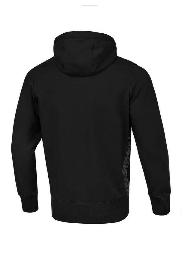 PITBULL - Bluza męska Pitbull rozpinana z kapturem French Terry Lotus. Typ kołnierza: kaptur. Kolor: czarny