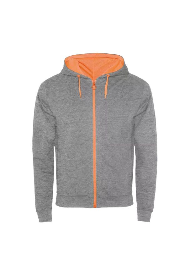 ROLY - Kurtka Dresowa Dla Dorosłych Unisex Fuji Heather. Kolor: pomarańczowy, wielokolorowy, niebieski. Materiał: dresówka