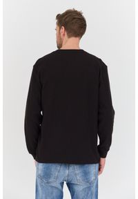 Tommy Jeans - TOMMY JEANS Czarny męski sweter, Rozmiar M. Kolor: czarny #4