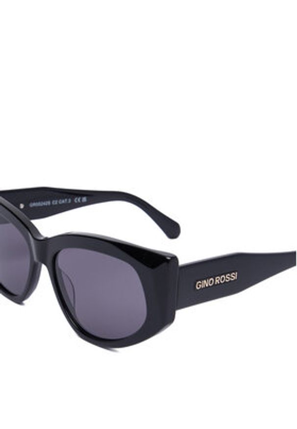 Gino Rossi - GINO ROSSI Okulary przeciwsłoneczne GR55242S Czarny. Kolor: czarny
