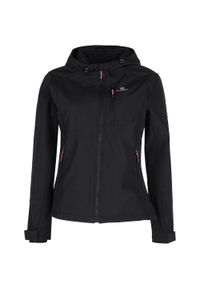 ZUMBA WEAR - Kurtka Softshell Octavia dla Kobiet - Elegancka, Oddychająca i Wodoodporna. Kolor: czarny. Materiał: elastan, poliester. Sport: turystyka piesza