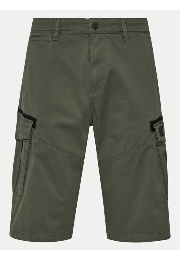 s.Oliver Szorty materiałowe 2141741 Zielony Regular Fit. Kolor: zielony. Materiał: bawełna