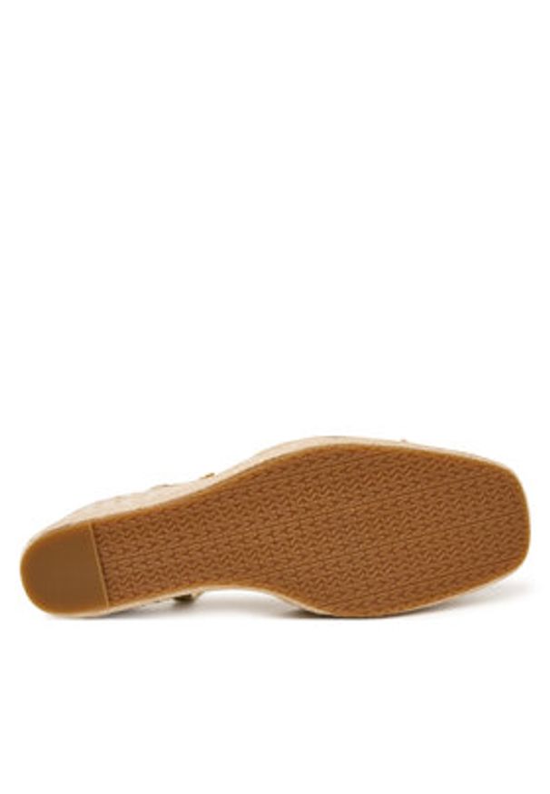 MICHAEL Michael Kors Espadryle Kenzie Wedge 40S6KZMS3D Beżowy. Kolor: beżowy. Materiał: materiał