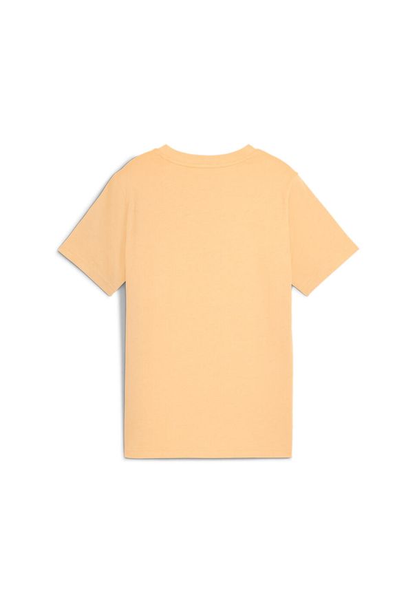 T-shirt z logo nr 1 dla dzieci Puma Essentials. Kolor: pomarańczowy. Sport: joga i pilates