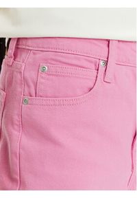 Lee Szorty jeansowe Carol 112350053 Różowy Regular Fit. Kolor: różowy. Materiał: bawełna #5
