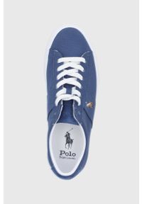 Polo Ralph Lauren tenisówki SAYER męskie kolor granatowy. Zapięcie: sznurówki. Kolor: niebieski. Materiał: guma