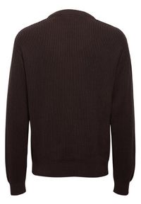 !SOLID - Solid Sweter 21107897 Brązowy Regular Fit. Kolor: brązowy. Materiał: bawełna #4