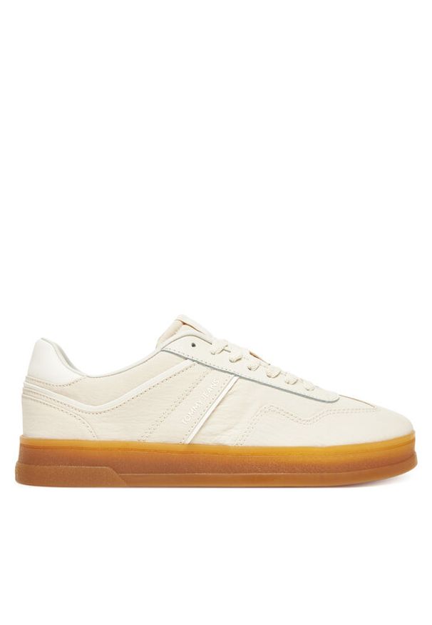 Tommy Jeans Sneakersy The Greenwich Textile EN0EN02805 Beżowy. Kolor: beżowy. Materiał: materiał