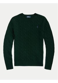 Polo Ralph Lauren Sweter 211910421027 Zielony Slim Fit. Typ kołnierza: polo. Kolor: zielony. Materiał: wełna #2