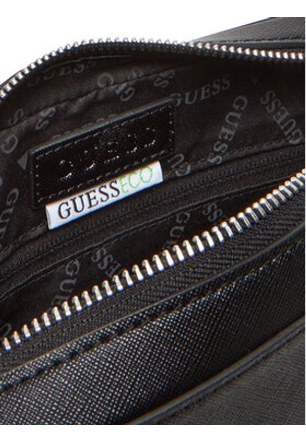 Guess Saszetka HMMISA P5322 Czarny. Kolor: czarny. Materiał: skóra