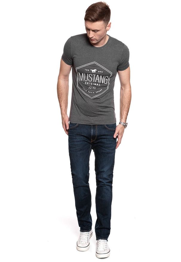 Mustang - MUSTANG Aaron C Print 1009967 4151. Wzór: nadruk