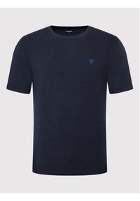 Guess T-Shirt Z2YI12 JR06K Granatowy Regular Fit. Kolor: niebieski. Materiał: bawełna