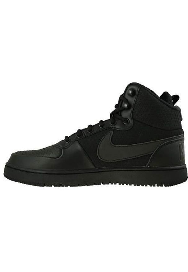 Buty do chodzenia męskie Nike Court Borough Mid Winter. Wysokość cholewki: za kostkę. Zapięcie: sznurówki. Kolor: wielokolorowy, czarny. Materiał: tkanina, materiał, skóra, syntetyk. Szerokość cholewki: normalna. Model: Nike Court. Sport: turystyka piesza