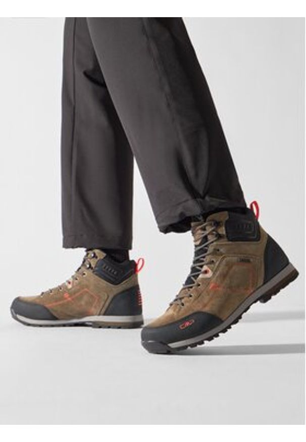 CMP Trekkingi Alcor 2.0 Mid Trekking Shoes Wp 3Q18577 Brązowy. Kolor: brązowy. Materiał: zamsz, skóra. Sport: turystyka piesza