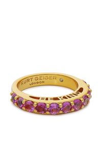 Kurt Geiger Pierścionek Be Kind Band Ring 8833224429 Złoty. Materiał: złote. Kolor: złoty