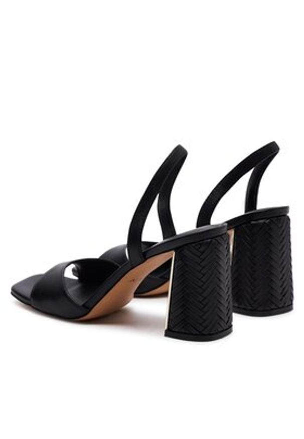 Aldo Sandały Mirale 13711707 Czarny. Kolor: czarny. Materiał: skóra