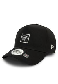 New Era Czapka z daszkiem Las Vegas Raiders Metallic Patch 9FORTY E-Frame 60580709 Czarny. Kolor: czarny. Materiał: bawełna, materiał