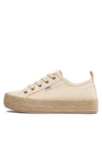 ONLY Shoes Espadryle Onlida 15319621 Beżowy. Kolor: beżowy. Materiał: materiał #5