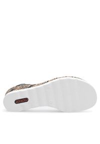 Rieker Sandały 67179-00 Czarny. Kolor: czarny. Materiał: syntetyk #4