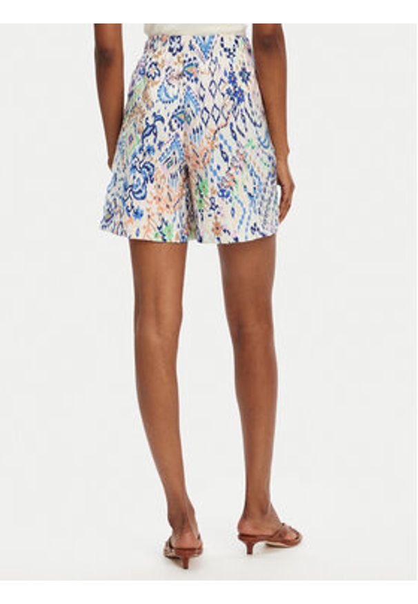 JDY Szorty materiałowe Troya 15347221 Écru Loose Fit. Materiał: wiskoza