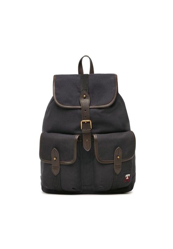 TOMMY HILFIGER - Tommy Hilfiger Plecak Th Modern Prep Backpack AM0AM10592 Granatowy. Kolor: niebieski. Materiał: materiał