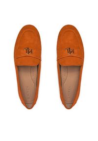 Lauren Ralph Lauren - LAUREN RALPH LAUREN Loafersy Averi III 802946809009 Pomarańczowy. Kolor: pomarańczowy. Materiał: zamsz, skóra #4