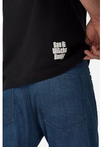 G-Star RAW - G-Star Raw T-shirt bawełniany kolor czarny z nadrukiem. Okazja: na co dzień. Kolor: czarny. Materiał: bawełna. Wzór: nadruk. Styl: casual #4